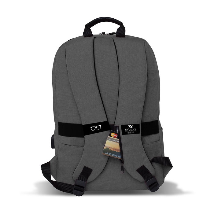 Zoozie Bags 2822 Bolsa para Portátil Resistente al Agua hasta 15.6 Pulgadas, 25-30L Gris